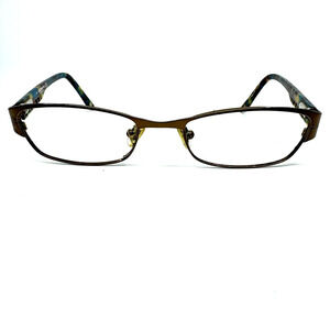 LIZ CLAIRBORNE Brown Eyeglasses Frames‎ Womens 52-18-130 H12118